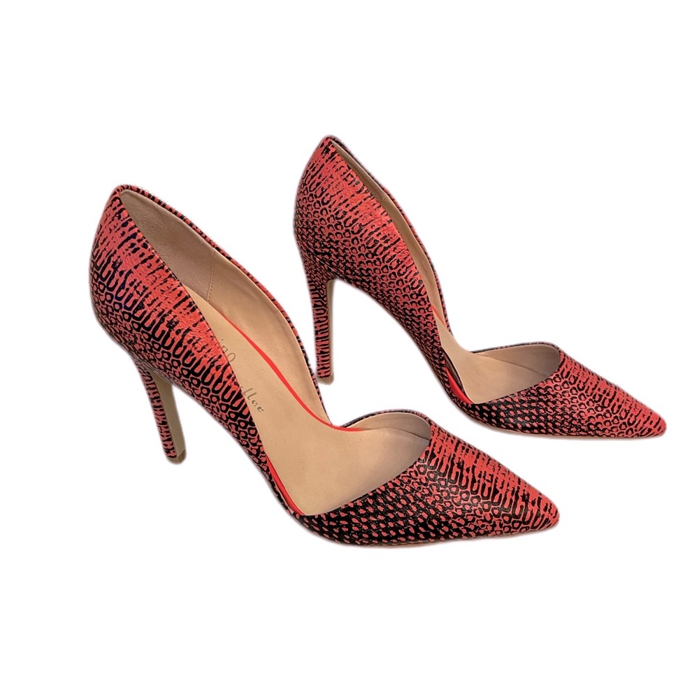 Ann Marino by Bettye Muller snake skin stilettos.